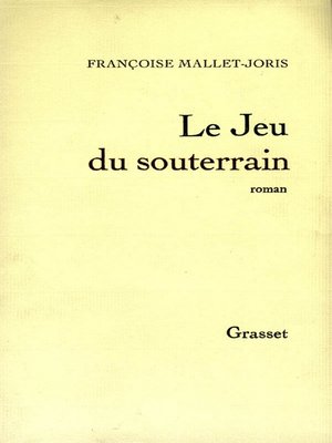 cover image of Le jeu du souterrain